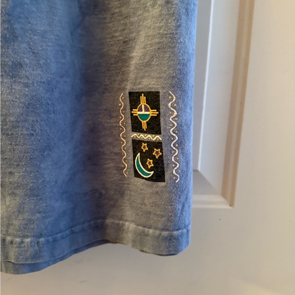 VTG Cactus Bay Southwest, Native Maxi Dress Lynne 2000 XL tie back Beautiful - Picture 3 of 8